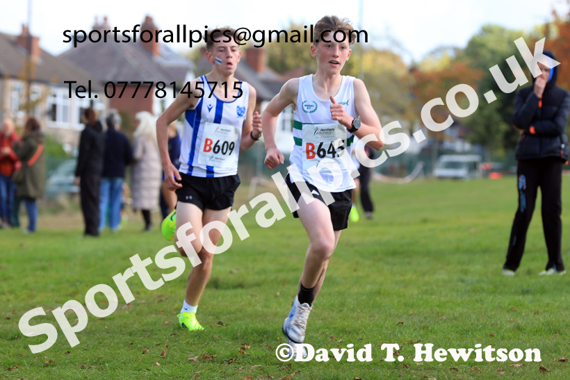 Boys Under-16s 2026 Northern Cross Country Relays, Graves Park, Sheffield. Photo: David T. Hewitson/Sports for All Pics